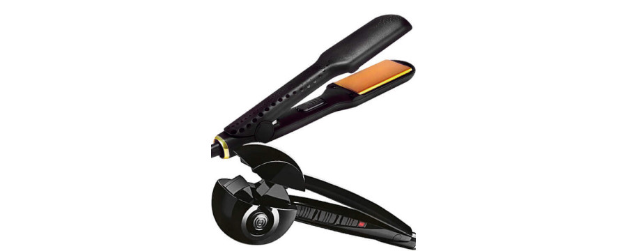 Hair straighteners and curlers